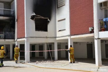Incendio de Vivienda en la Playa del Arenal