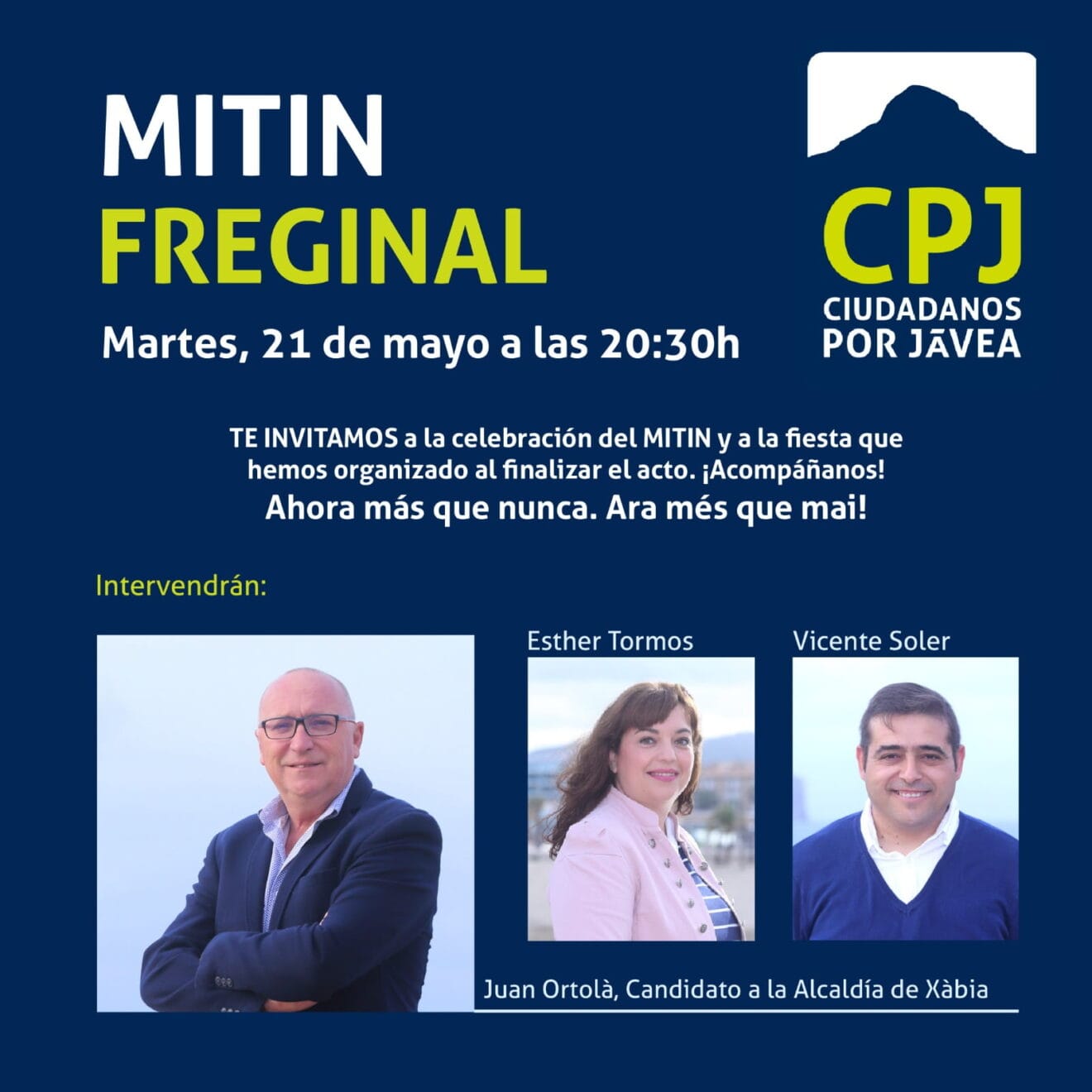 Mitin Ciudadanos por Jávea