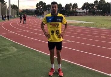Nizar Lakhlifi en la pista de Gandía