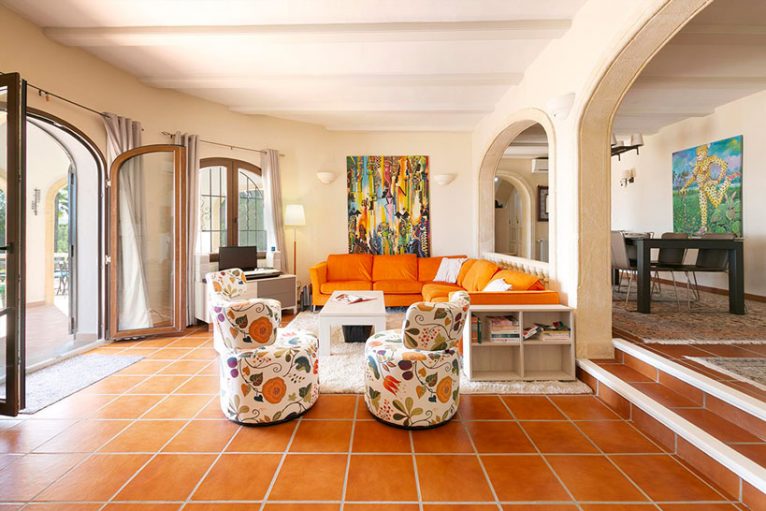 Salón Casa Sabene - Quality Rent a Villa