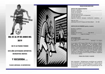 Campus de Fútbol Penya La Marina.