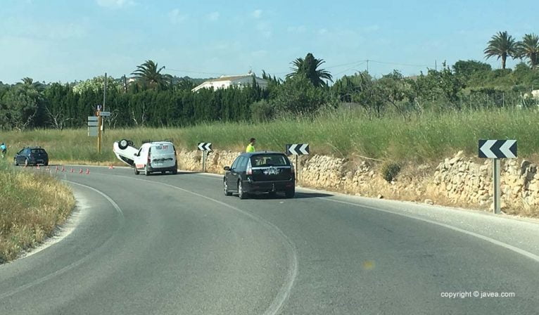 Accident carretera Benitatxell