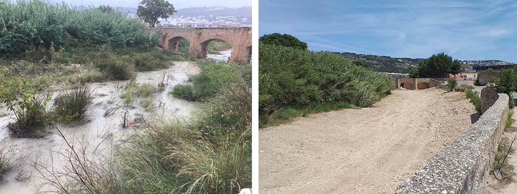 Antes y después del río Gorgos