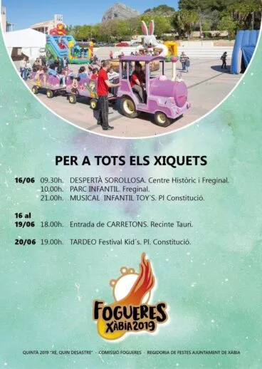 Cartel actos Fogueres