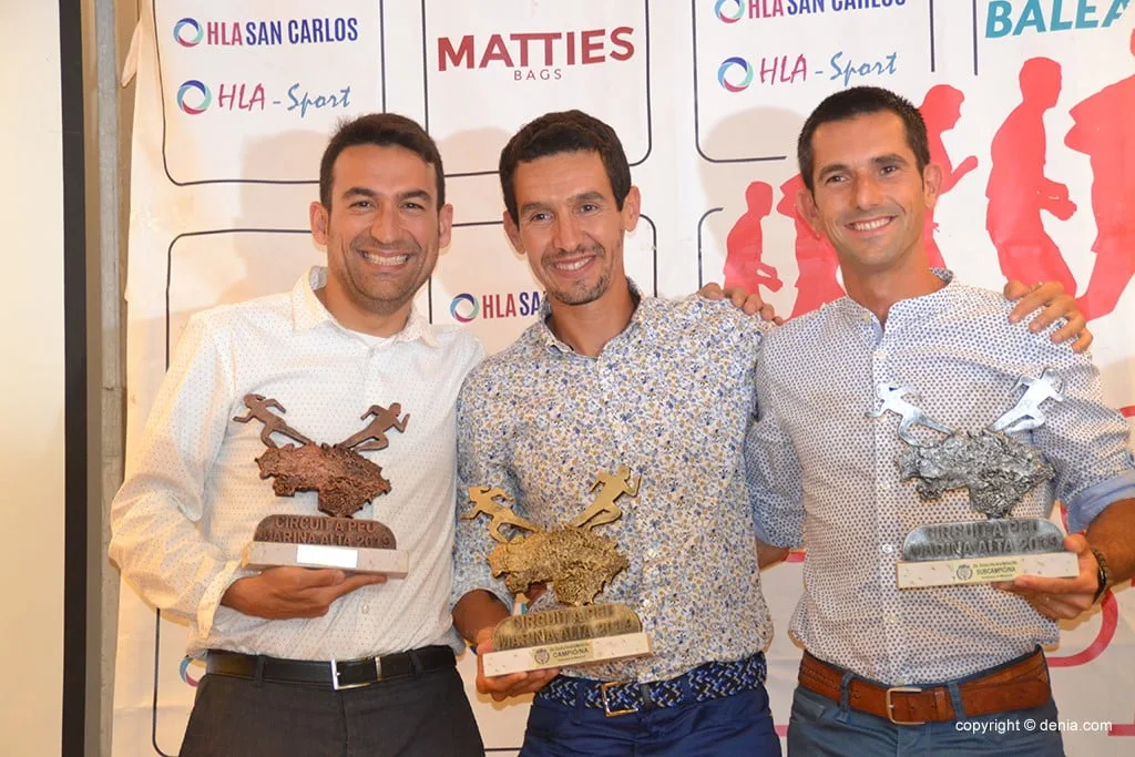 Moha Rida Younes, José Manuel García y Miguel Ángel Martínez.
