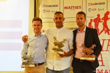 Youssef Ahatach,Kiket Roselló y Felipe Fayos