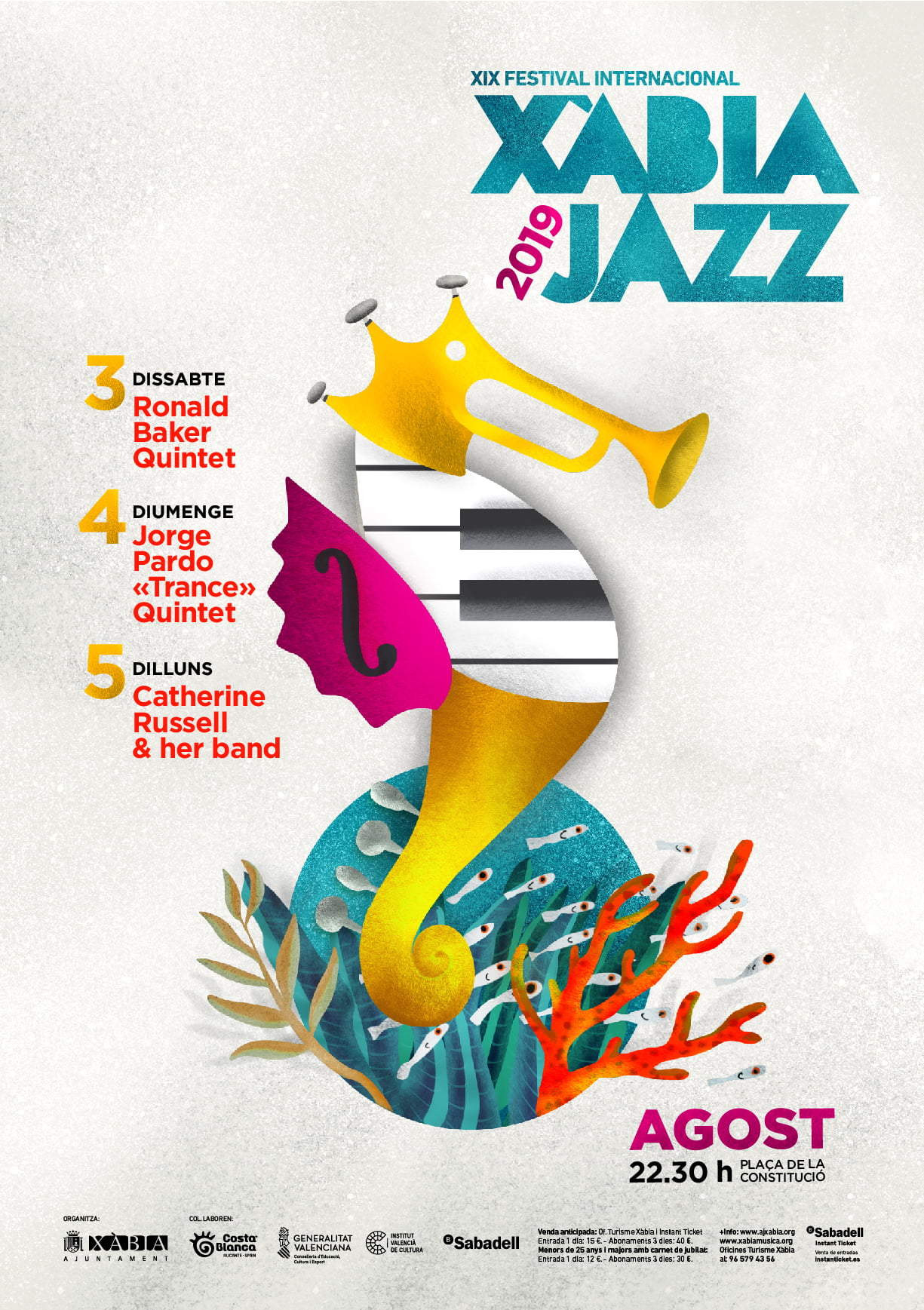 Cartel Xàbia Jazz 2019