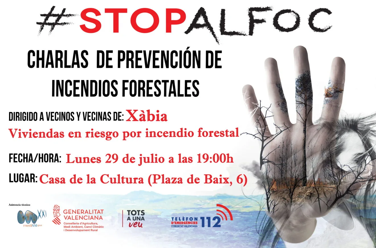 Charlas prevención incendios forestales