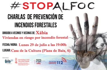 Charlas prevención incendios forestales