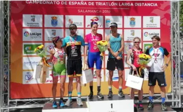 Cristina Roselló en el podio