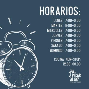 Horario verano – Pa Picar Algo