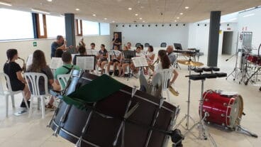 La banda de Carles Samblancat se prepara para actuar en València