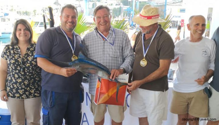 The Efra IV wins in the XV Tournament of Fishing in Height Picudos of Xàbia copy