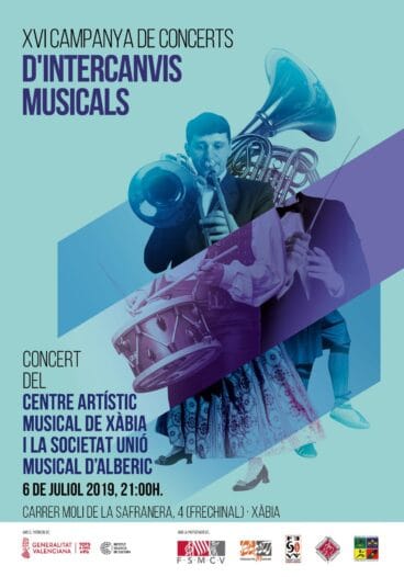La Unión Musical de Alberic actuará en Xàbia el 6 de julio