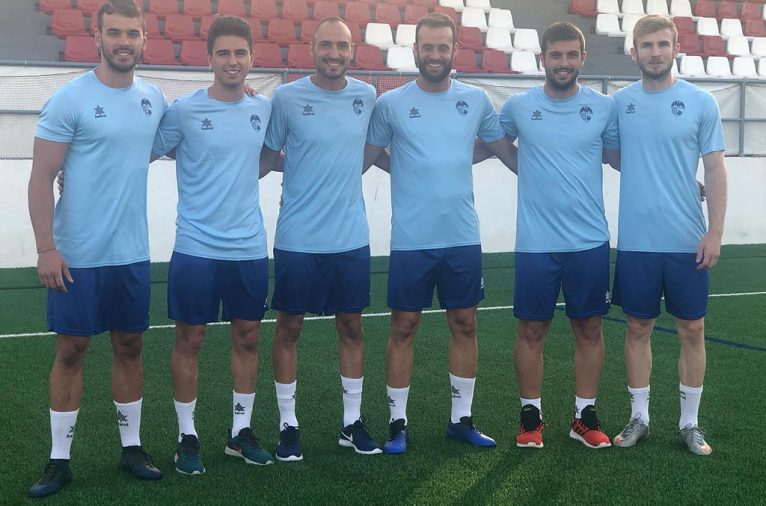 The six new faces presented by the CD Jävea for this season