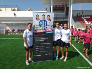 Monitoras del I Campus de futbol Femenino