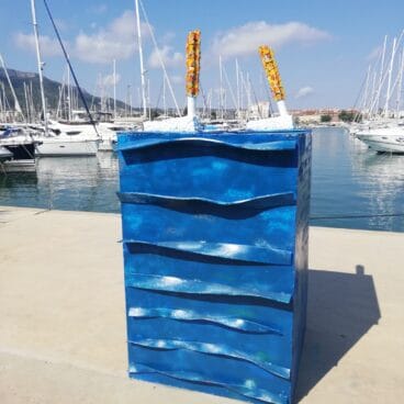 Obra expuesta en Marina de Dénia