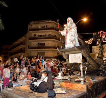 Capitán 2009. Antonio Álvarez sobre la carroza