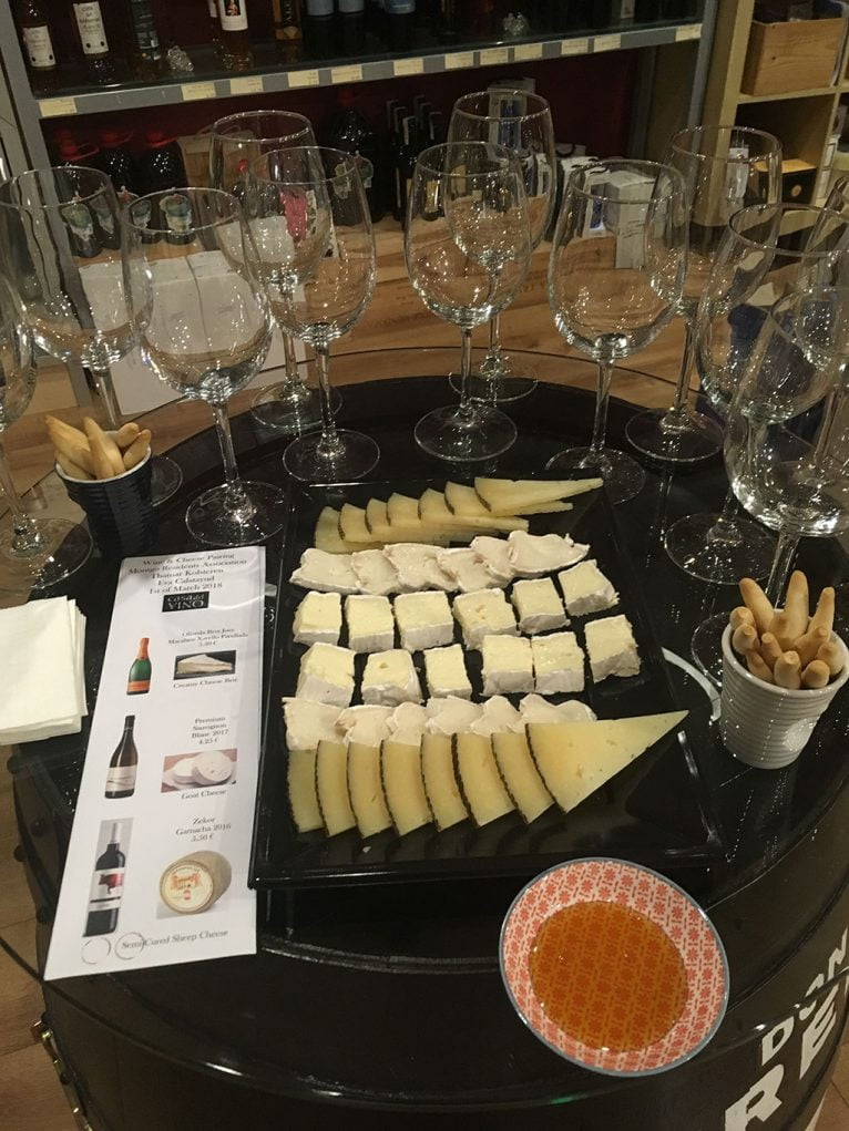 Tast maridatge amb formatges - Casa de el Vi