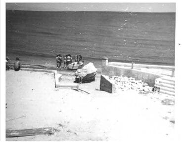 Foto antigua de la punta de l’Estanyó – Hotel Noguera Mar