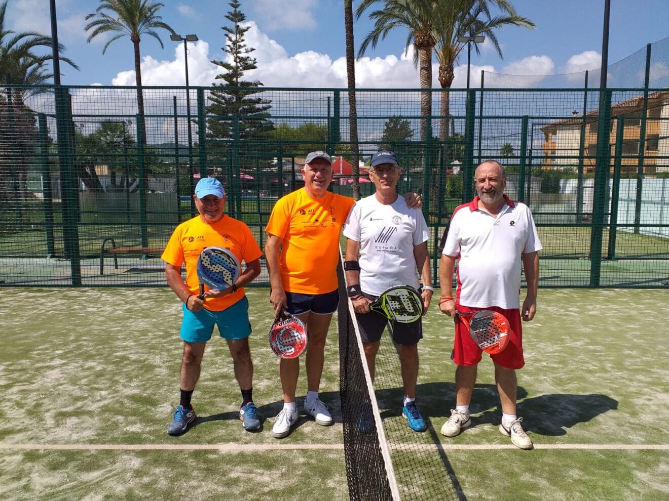 Ganadores del torneo de padel del Club de tenis Jávea