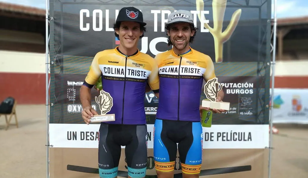 Los hermanos Moll en la prueba de la Colina Triste
