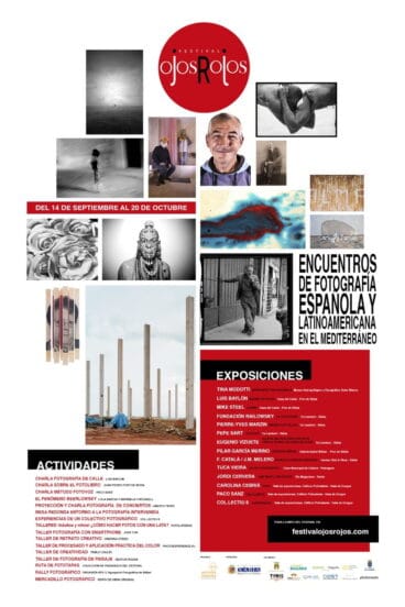 Cartel con programación ‘Ojos Rojos’