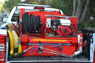 Nueva autobomba de Voluntarios de Balcón al Mar