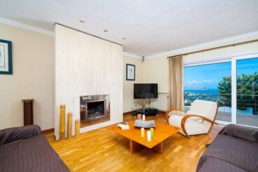 Sala de estar en un chalet de alquiler en Jávea – Aguila Rent a Villa