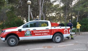 Trabajos de vigilancia de Voluntarios de Balcón al Mar