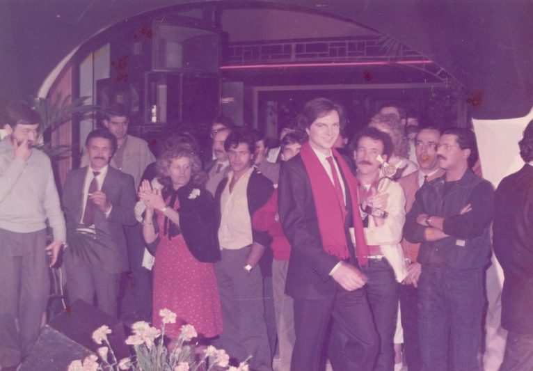 Camilo Sesto visitó Xàbia en 1985