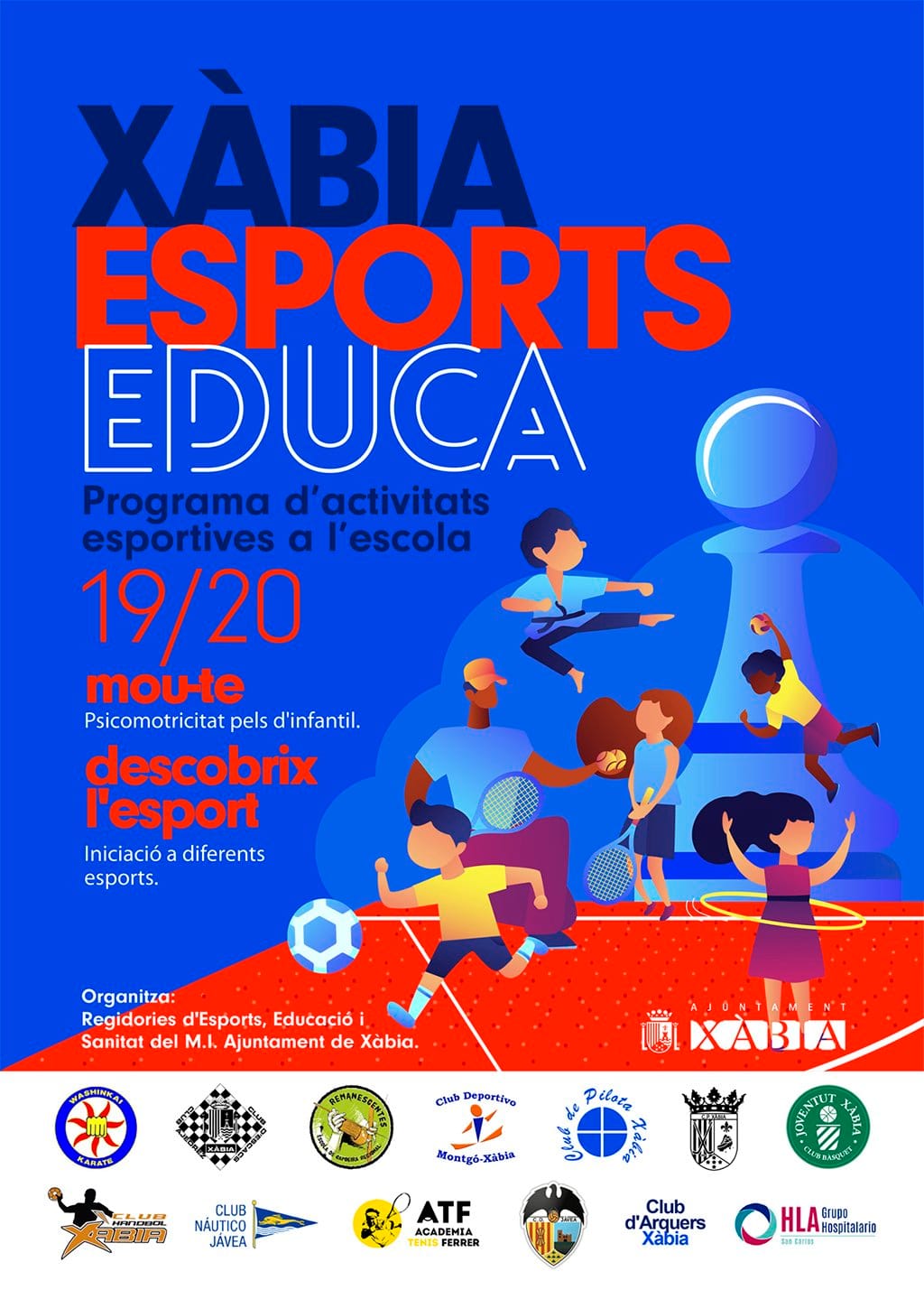 Imagen: Cartel Xàbia Esports Educa