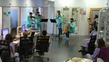 Concierto para los trabajadores del hospital