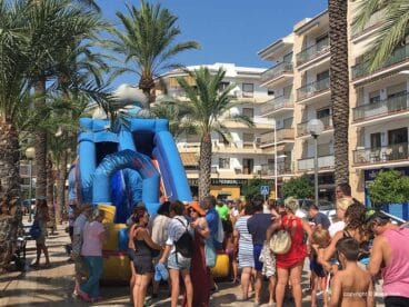 Gran ambiente en las actividades infantiles