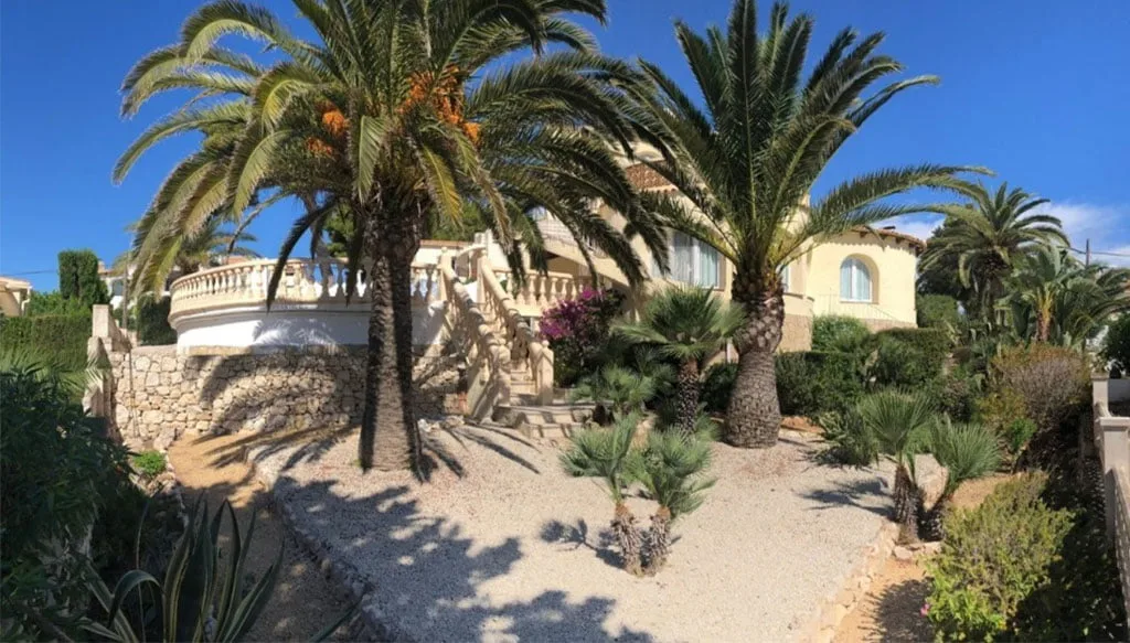 Exterior villa en venta con vistas panorámicas - Terramar Costa Blanca