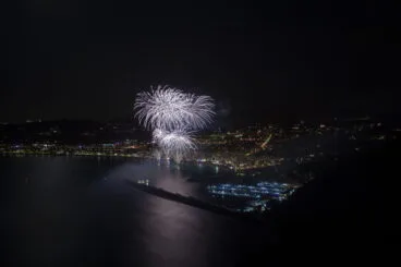 Espectacular imagen del momento de la explosión de la pólvora