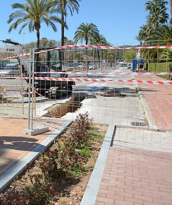 Imagen: Obras en Xàbia