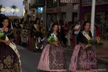 Miembros infantiles de la Comisión de Fiestas Virgen de Loreto
