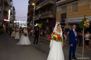 Mayorales 2019 en la ofrenda de flores