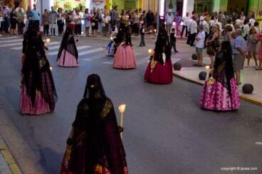 Marineras durante la procesión