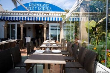 Terraza del Restaurante Pepe y Estrella