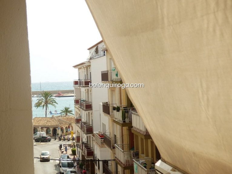 Vistas desde un apartamento en venta en el puerto de Jávea -  Inmobiliaria Belen Quiroga