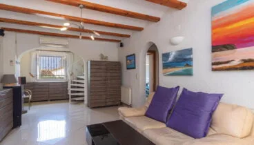 Zona de estar en chalet en venta en Jávea – Vicens Ash Properties