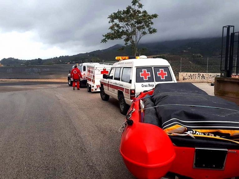 Actuación de Cruz Roja en las inundaciones del Sur de Alicante