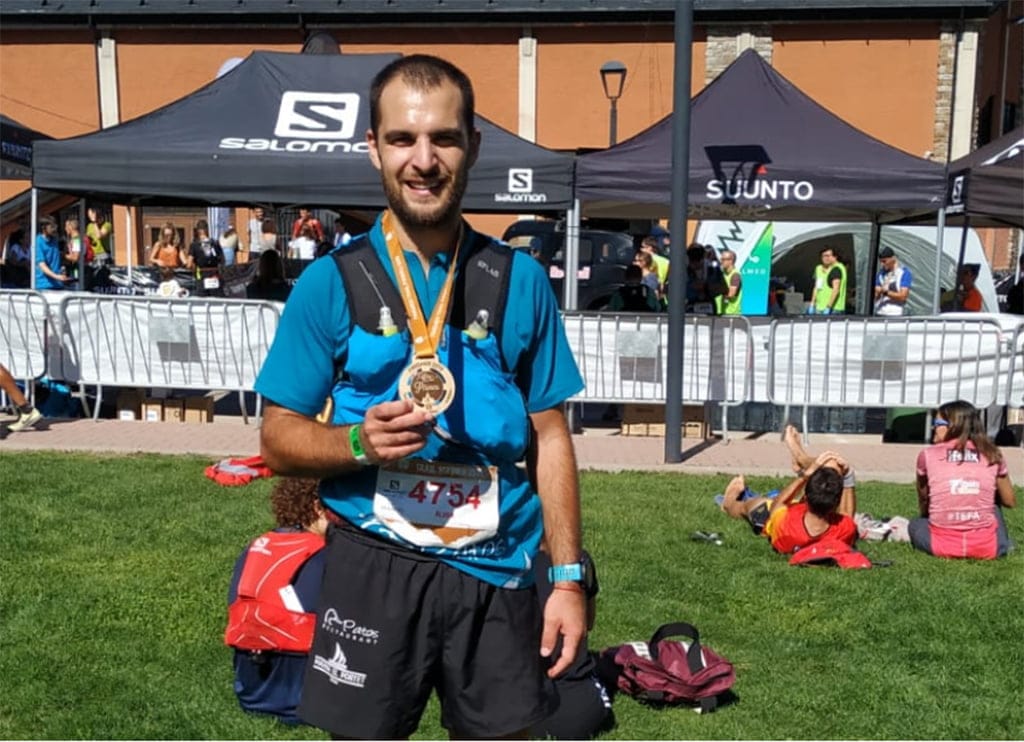 Imagen: Alvan Salvá en el Trail Pirineus