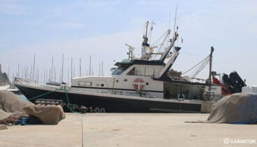 Barco de pesca de La Cantina de Jávea
