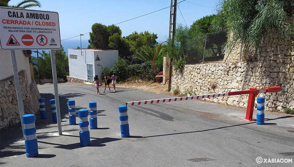 Imagen: La cala de Ambolo está actualmente cerrada