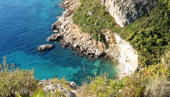 Imagen: Cala Llebeig donde han interceptado la patera
