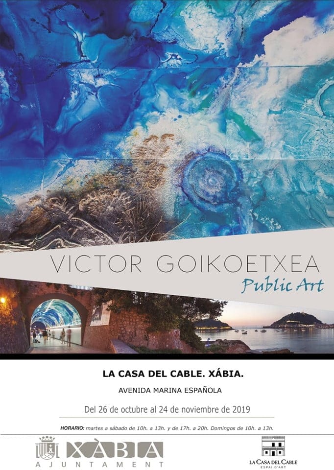 Imagen: Cartel de la exposición de Víctor Goikoetxea