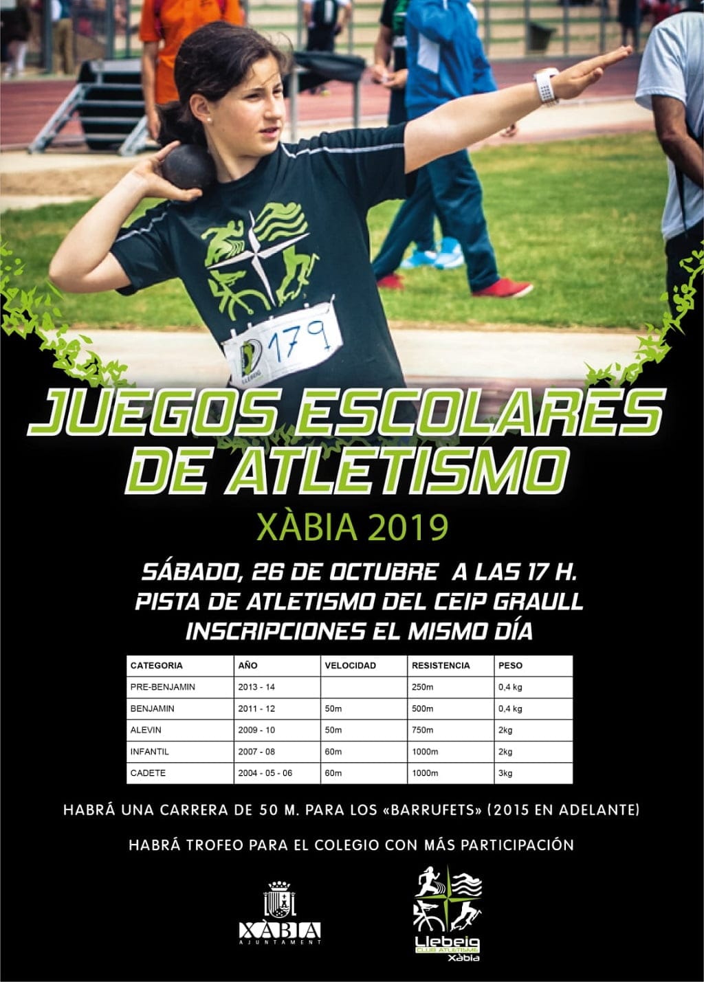 Imagen: Cartel dels Jocs Escolars 2019
